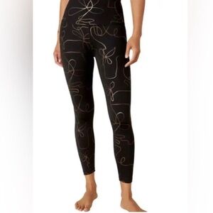 Beyond Yoga Copper swirl print leggings